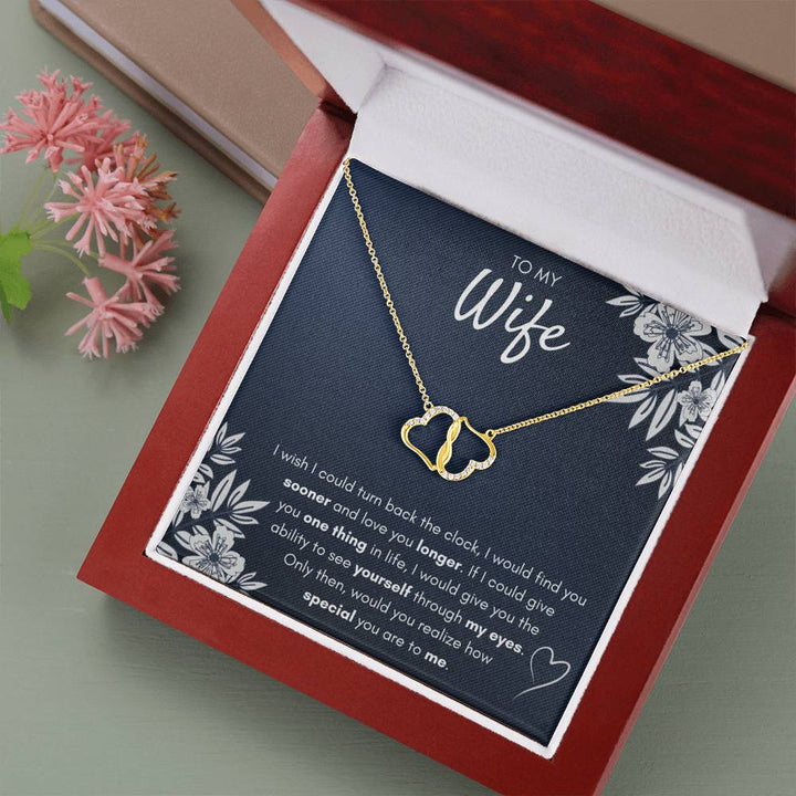 TO MY WIFE EVERLASTING LOVE NECKLACE LED BOX SET - ON CLOUD NINE GIFTS