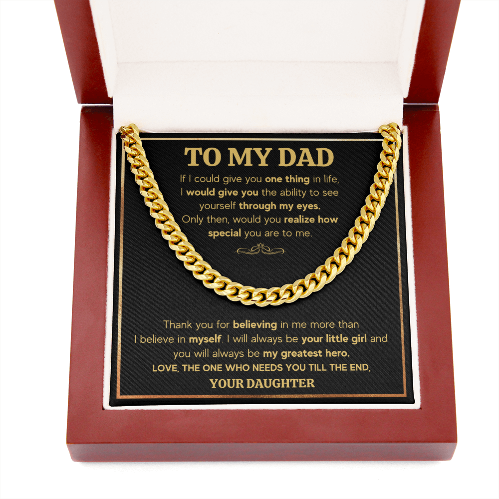 For dad from daughter, gifts for him dad, awesome dad, dad birthday gifts from kids, cheesy gifts for dad, fathers day gifts for dad chain - ON CLOUD NINE GIFTS