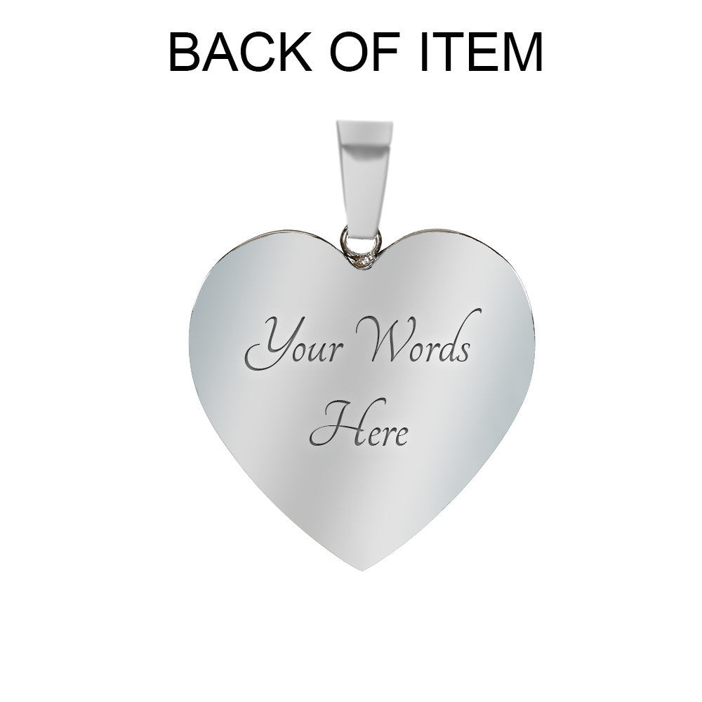 LOVE AND SUPPORT ENGRAVING HEART BRACELET GIFT SET - ON CLOUD NINE GIFTS