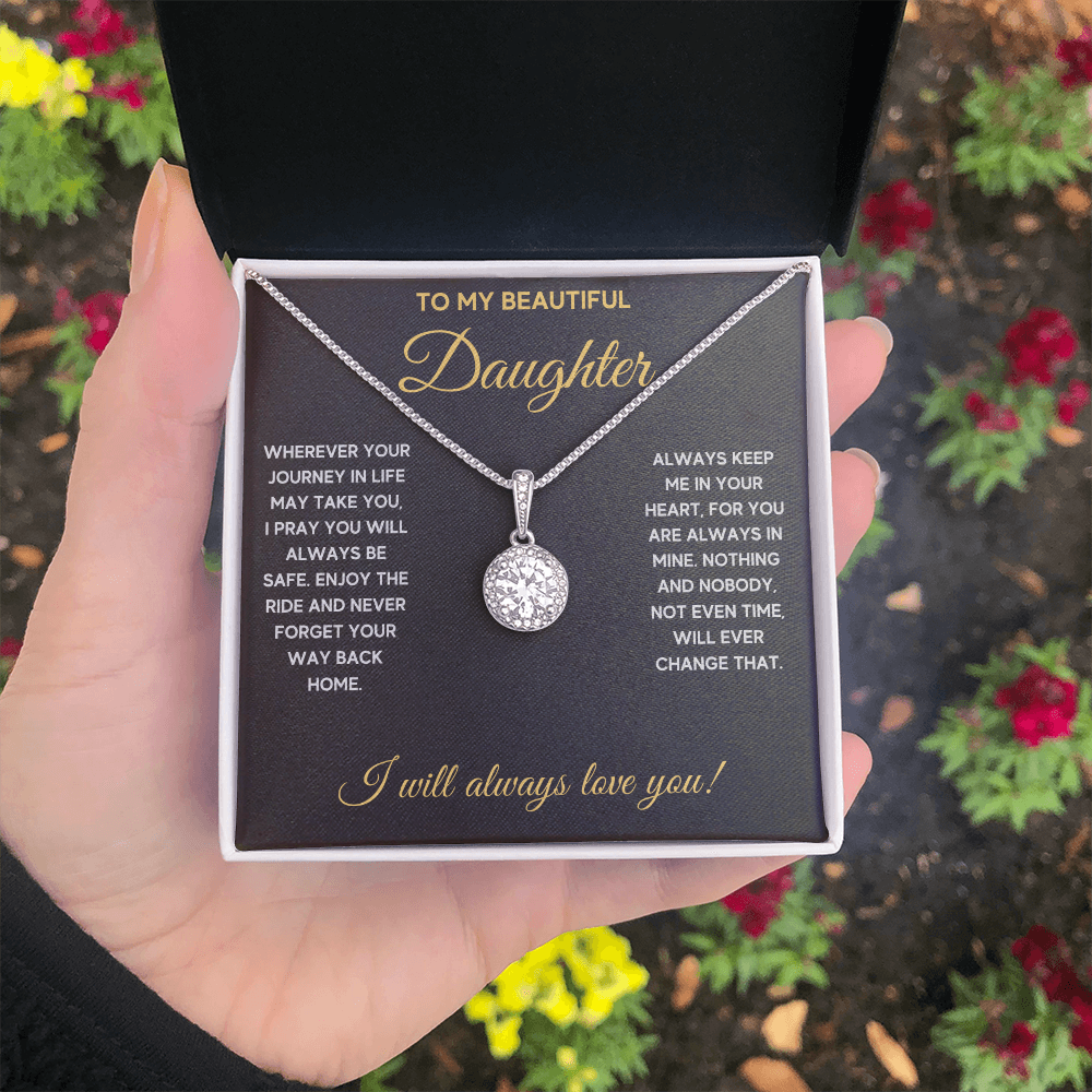 Birthday gifts for daughter, mother daughter necklace, mom daughter jewelry, mom to daughter mothers day gift, daughter necklace from dad - ON CLOUD NINE GIFTS