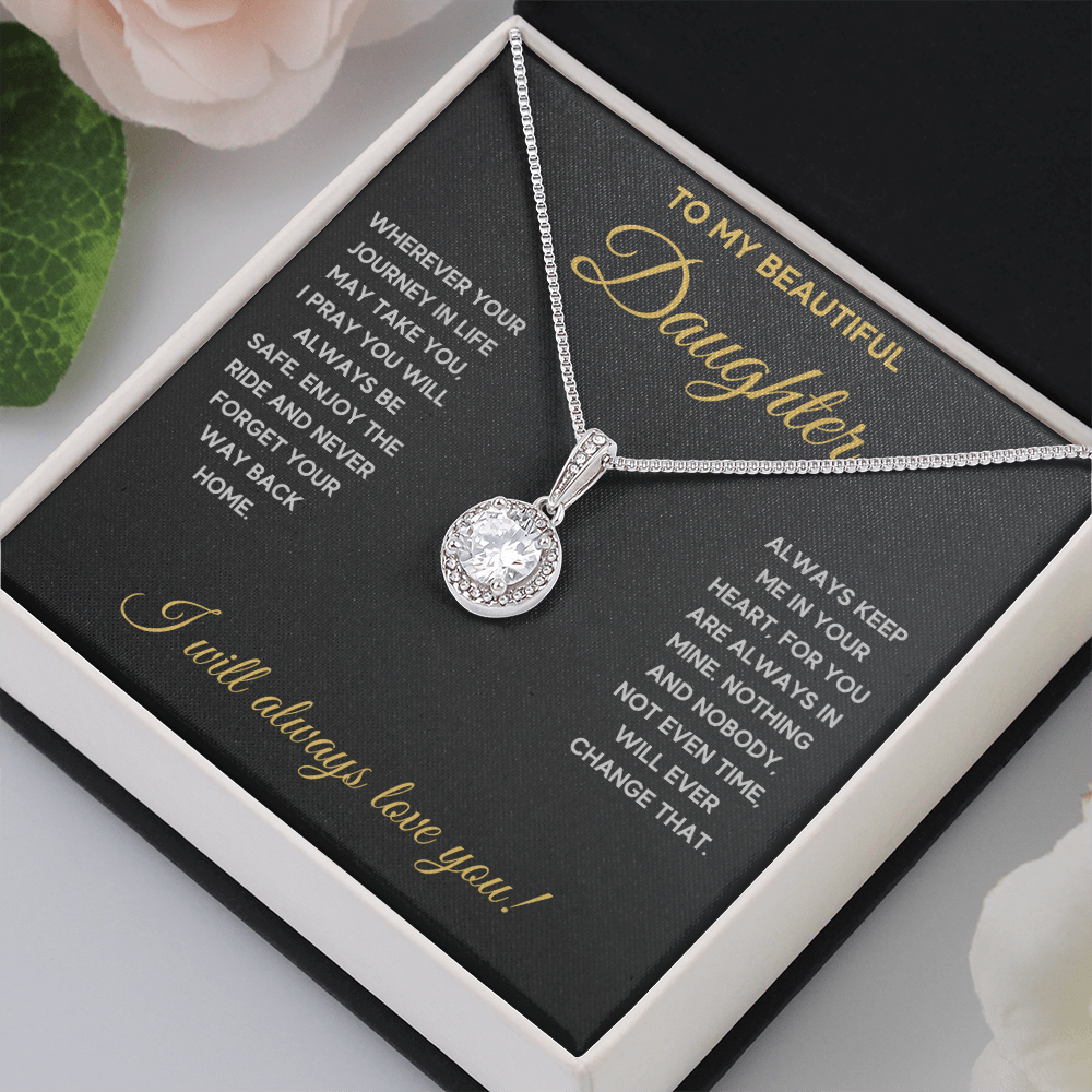 Birthday gifts for daughter, mother daughter necklace, mom daughter jewelry, mom to daughter mothers day gift, daughter necklace from dad - ON CLOUD NINE GIFTS