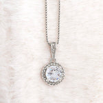 to my beautiful daughter necklace from mom from dad mother and daughter necklaces birthday gifts for daughter adult mother to daughter gifts - ON CLOUD NINE GIFTS