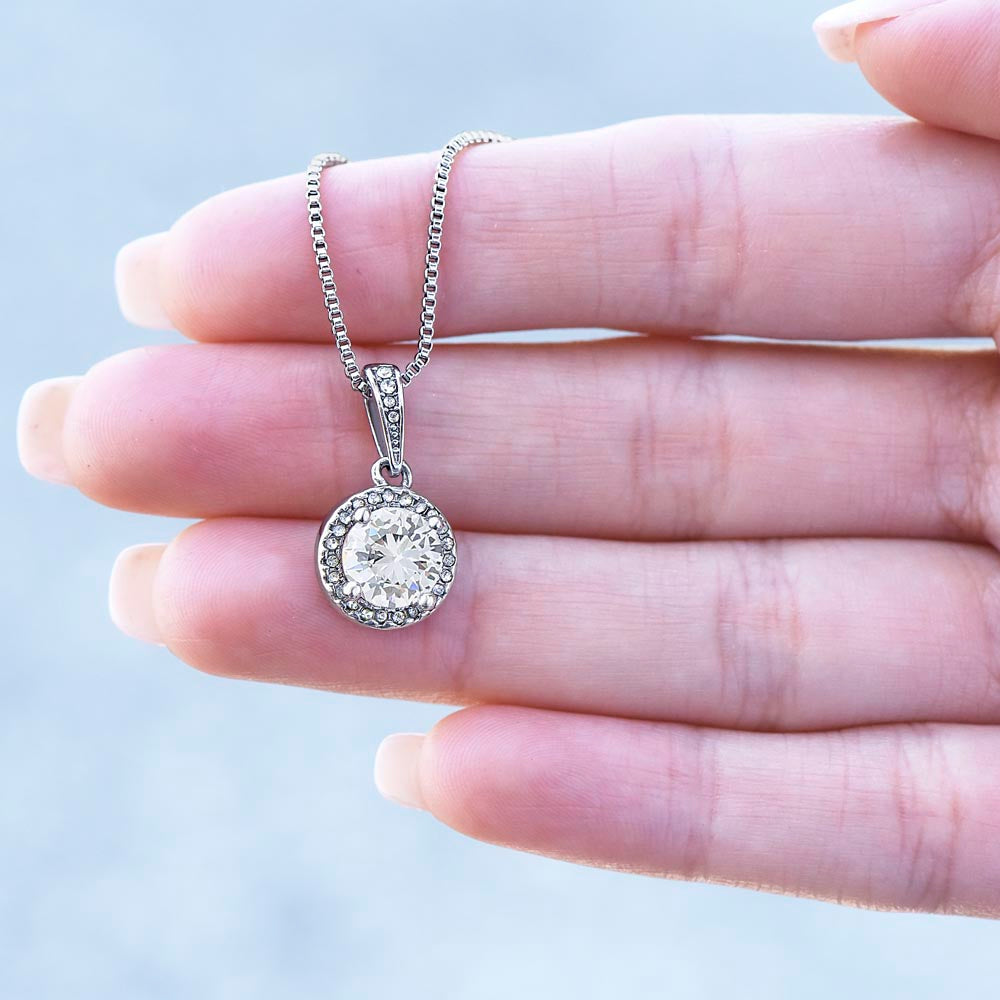 to my beautiful daughter necklace from mom from dad mother and daughter necklaces birthday gifts for daughter adult mother to daughter gifts - ON CLOUD NINE GIFTS