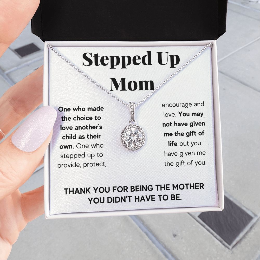 gifts for stepmom bonus mom gifts step mom gift ideas bonus mom gifts from son to my bonus mom necklace - ON CLOUD NINE GIFTS