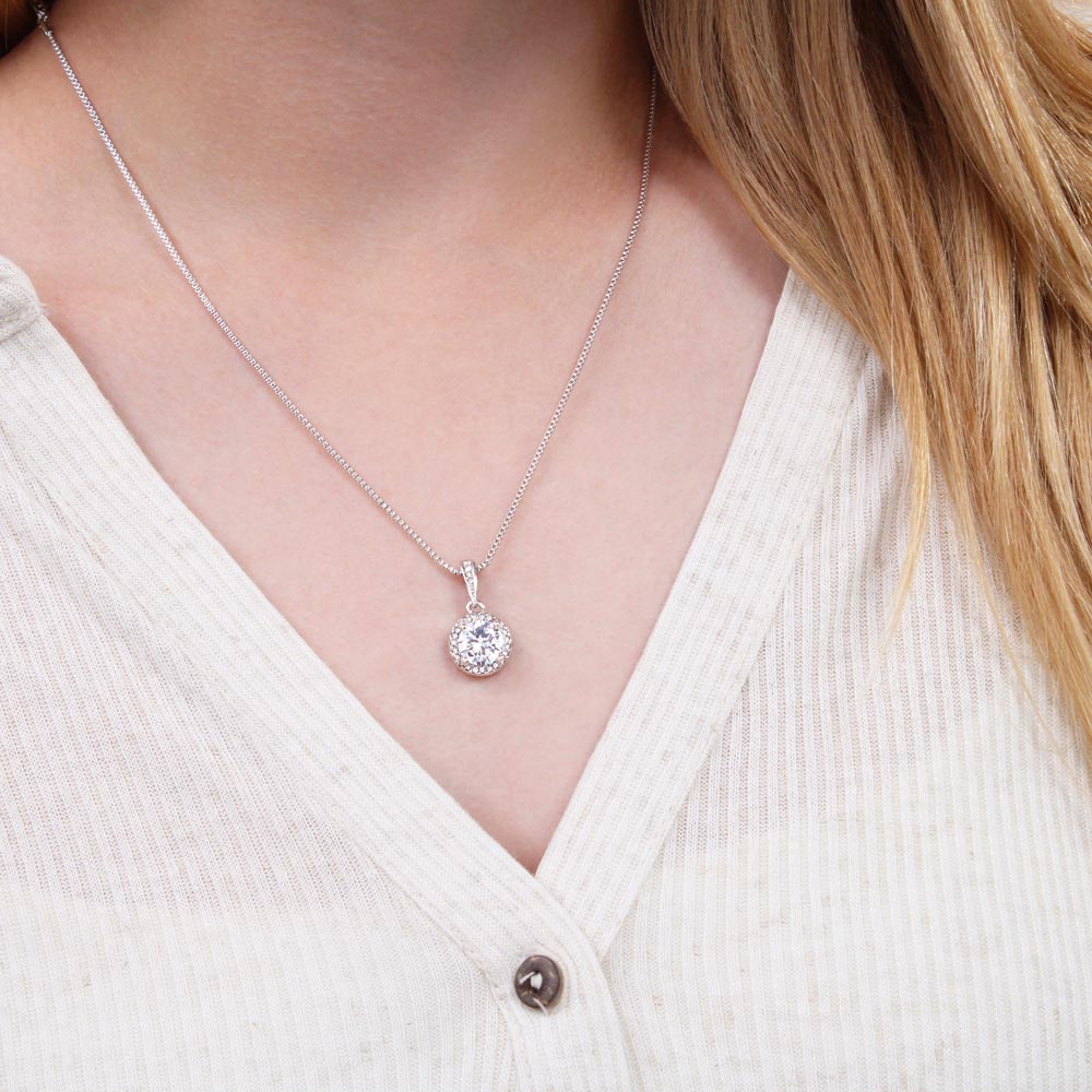 to my beautiful daughter necklace from mom from dad mother and daughter necklaces birthday gifts for daughter adult mother to daughter gifts - ON CLOUD NINE GIFTS
