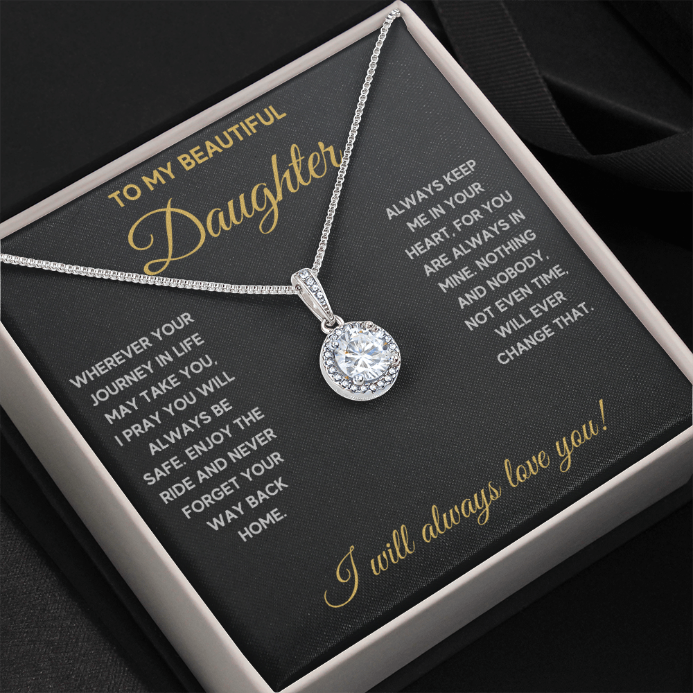 Birthday gifts for daughter, mother daughter necklace, mom daughter jewelry, mom to daughter mothers day gift, daughter necklace from dad - ON CLOUD NINE GIFTS