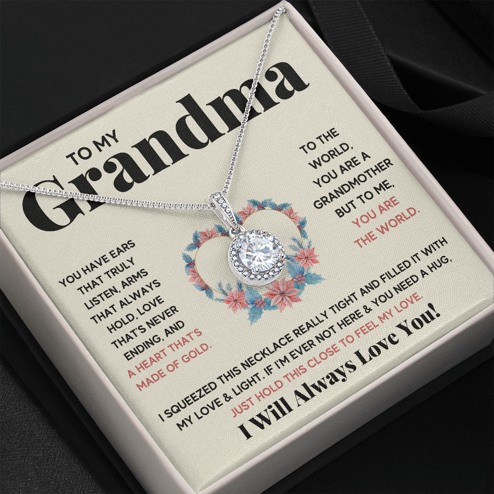 TO MY GRANDMA ETERNAL NECKLACE GIFT SET - ON CLOUD NINE GIFTS