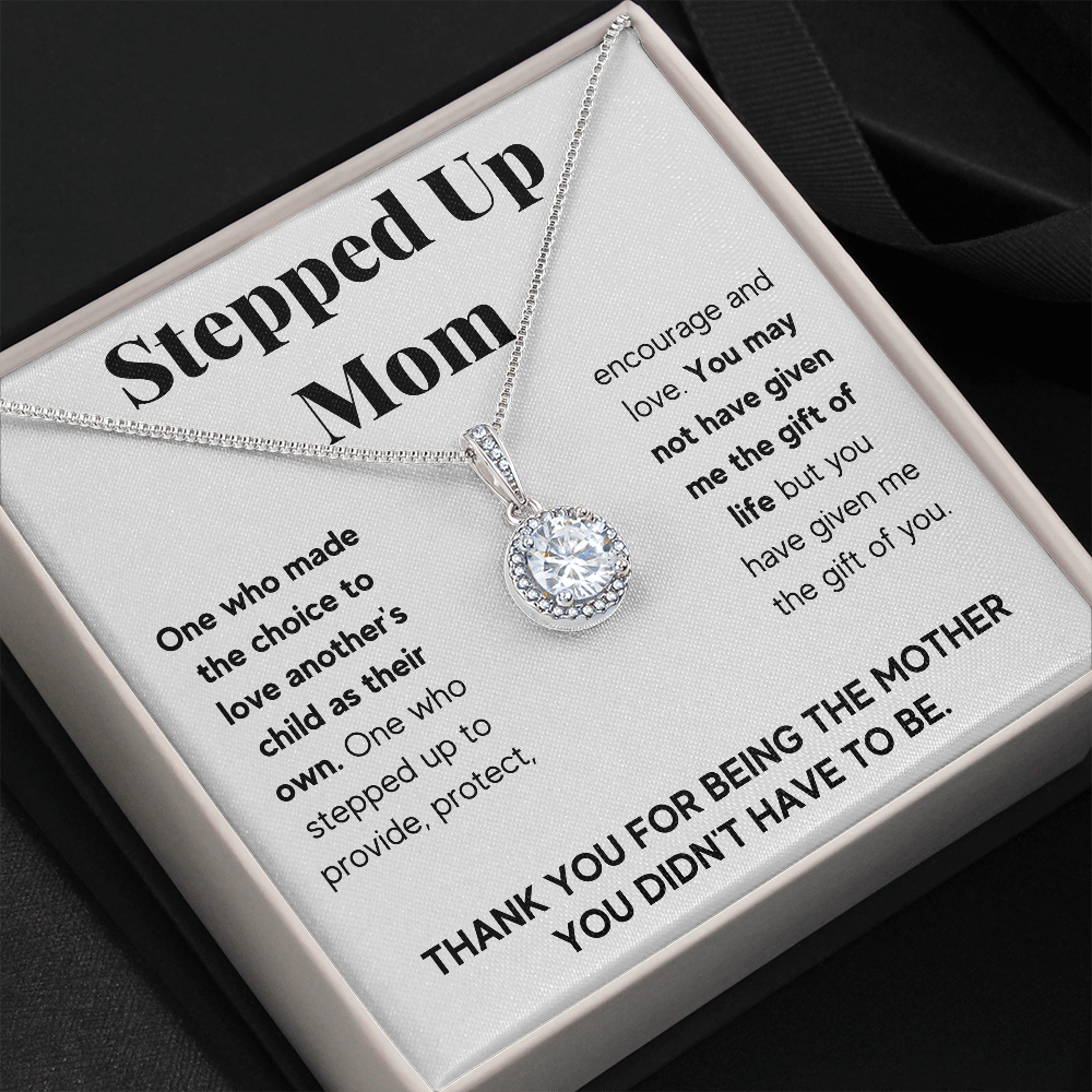 STEPPED UP MOM ETERNAL NECKLACE GIFT SET - ON CLOUD NINE GIFTS