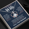 TO MY BEAUTIFUL WIFE NECKLACE GIFT SET - ON CLOUD NINE GIFTS