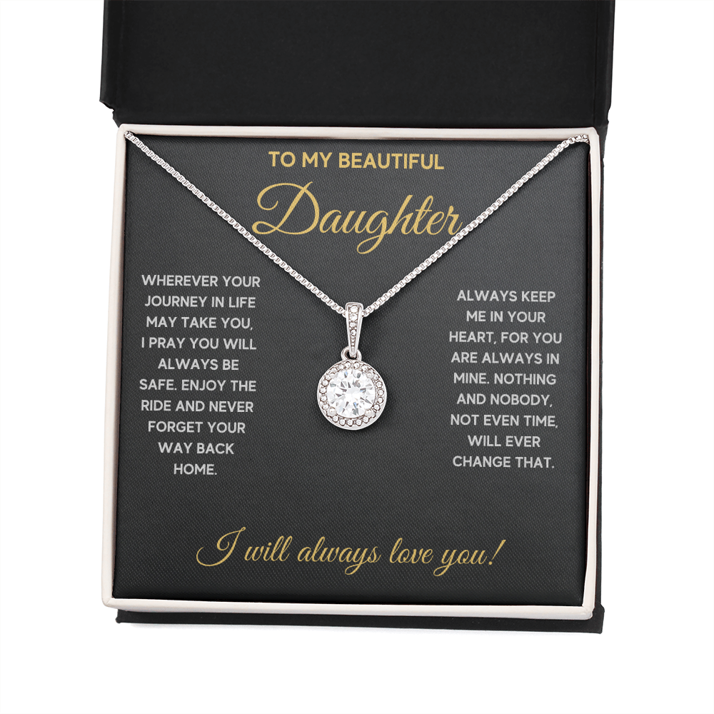 Birthday gifts for daughter, mother daughter necklace, mom daughter jewelry, mom to daughter mothers day gift, daughter necklace from dad - ON CLOUD NINE GIFTS