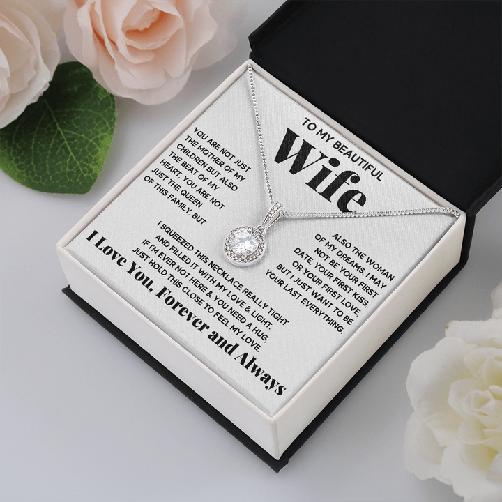 TO MY BEAUTIFUL WIFE ETERNAL HOPE NECKLACE - ON CLOUD NINE GIFTS