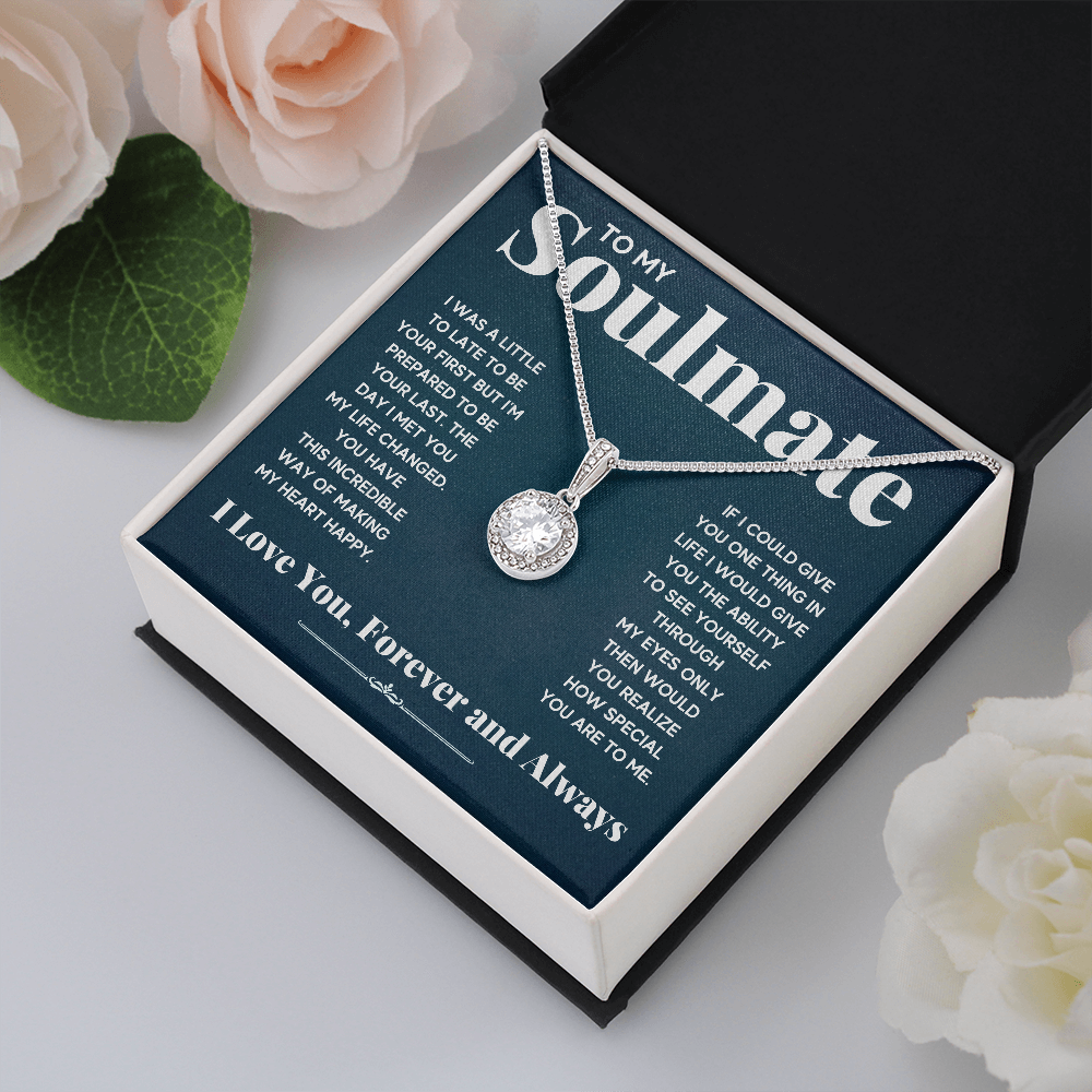 TO MY SOULMATE ETERNAL NECKLACE - ON CLOUD NINE GIFTS