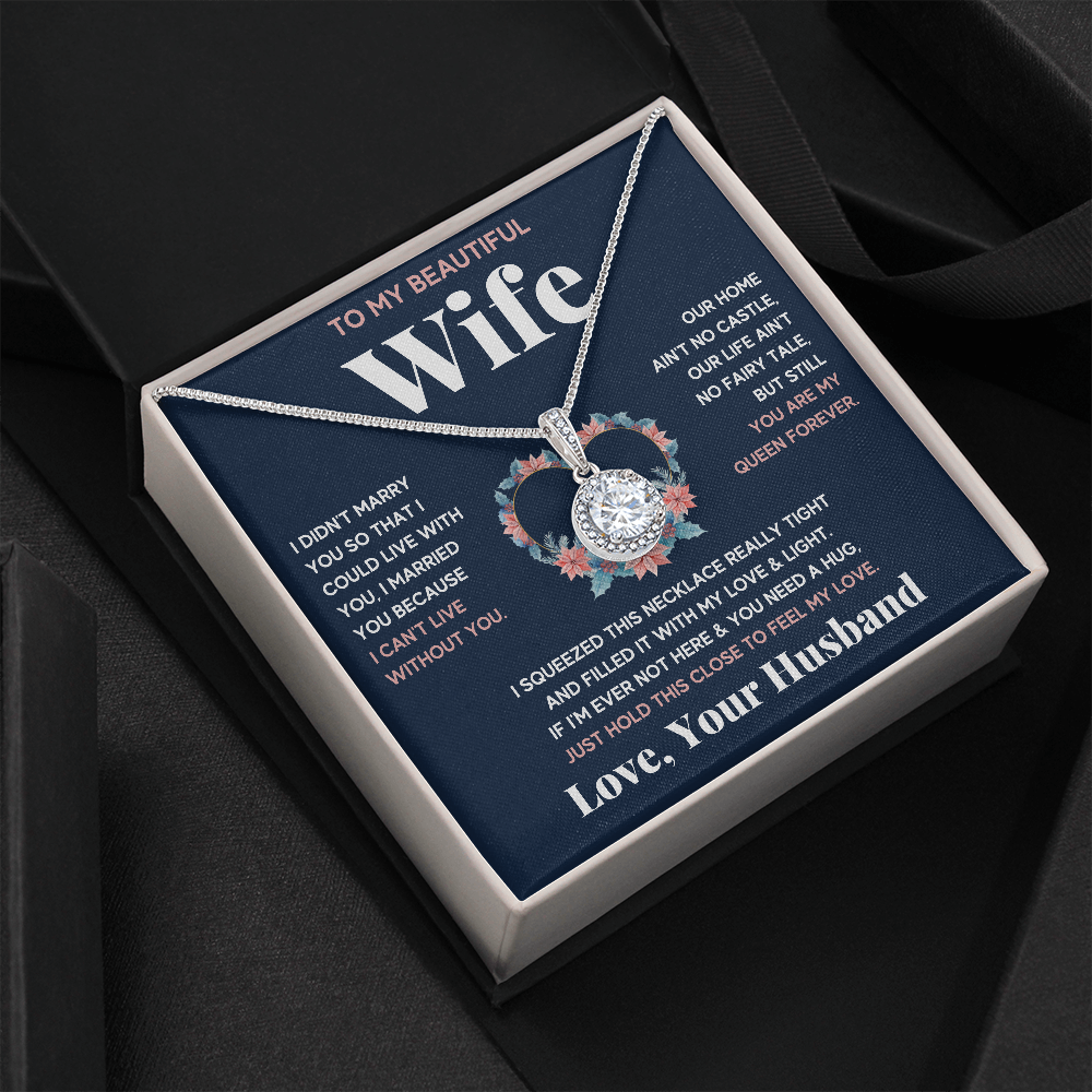 TO MY BEAUTIFUL WIFE NECKLACE GIFT SET - ON CLOUD NINE GIFTS