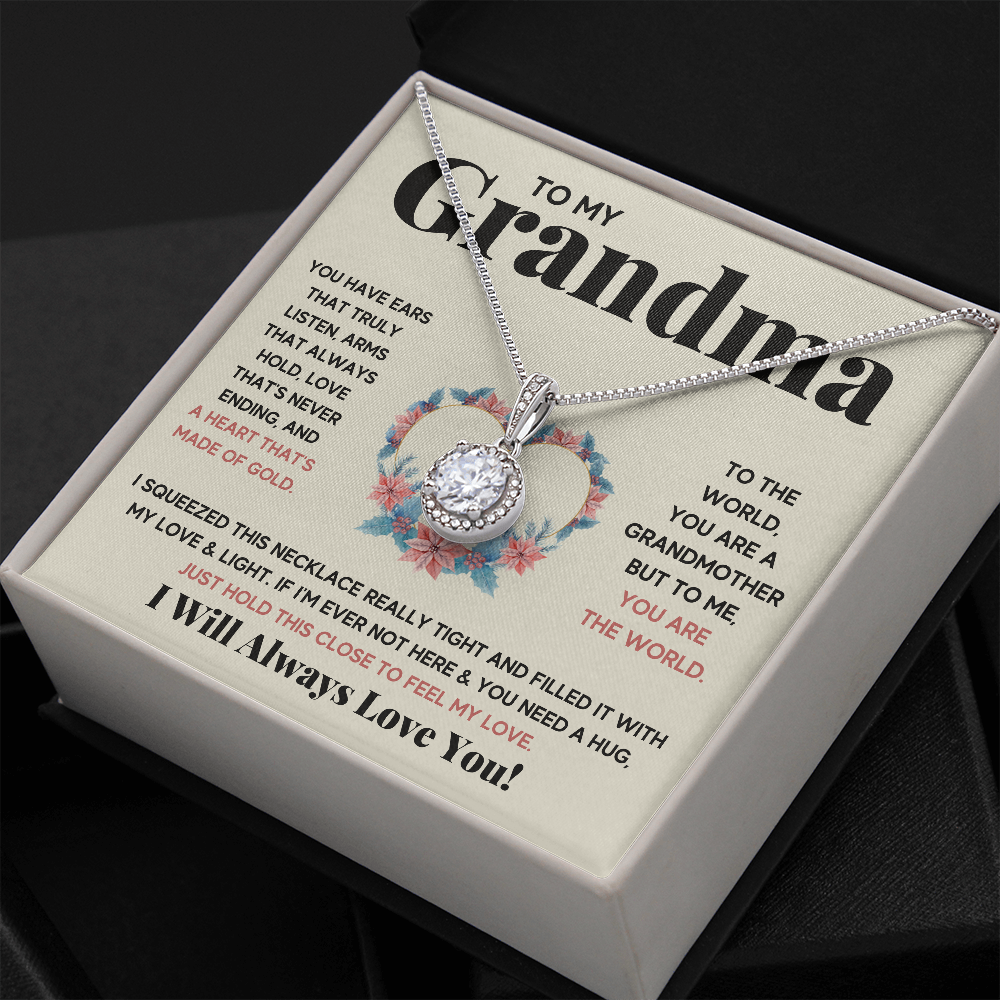 TO MY GRANDMA ETERNAL NECKLACE GIFT SET - ON CLOUD NINE GIFTS