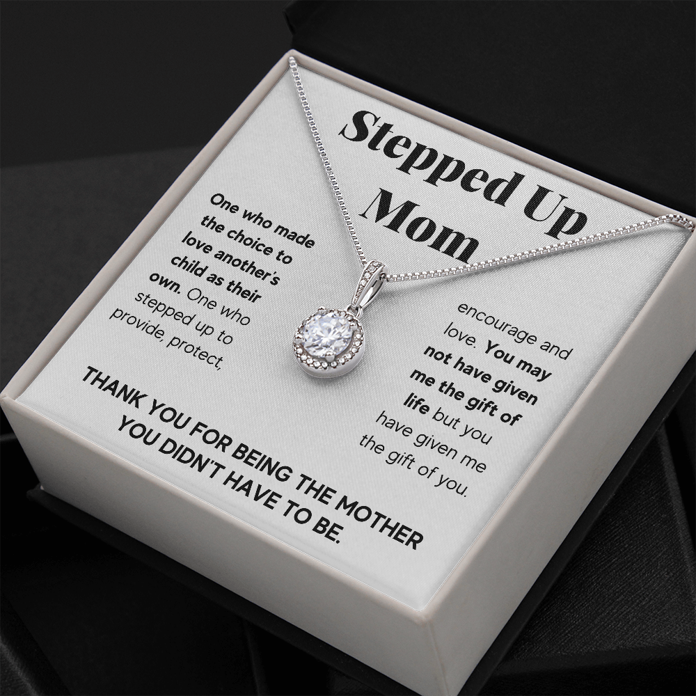 STEPPED UP MOM ETERNAL NECKLACE GIFT SET - ON CLOUD NINE GIFTS
