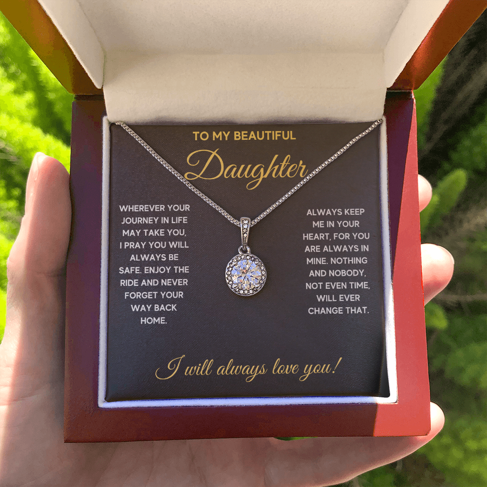 Birthday gifts for daughter, mother daughter necklace, mom daughter jewelry, mom to daughter mothers day gift, daughter necklace from dad - ON CLOUD NINE GIFTS