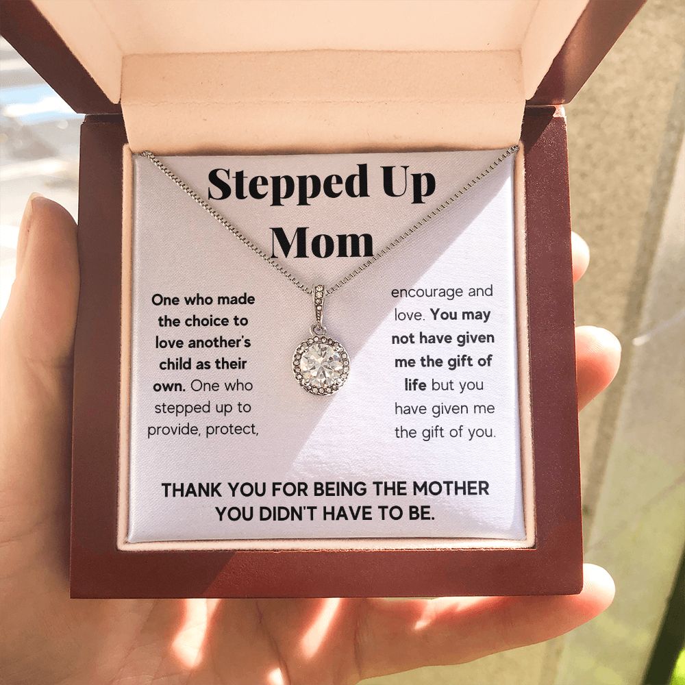 gifts for stepmom bonus mom gifts step mom gift ideas bonus mom gifts from son to my bonus mom necklace - ON CLOUD NINE GIFTS