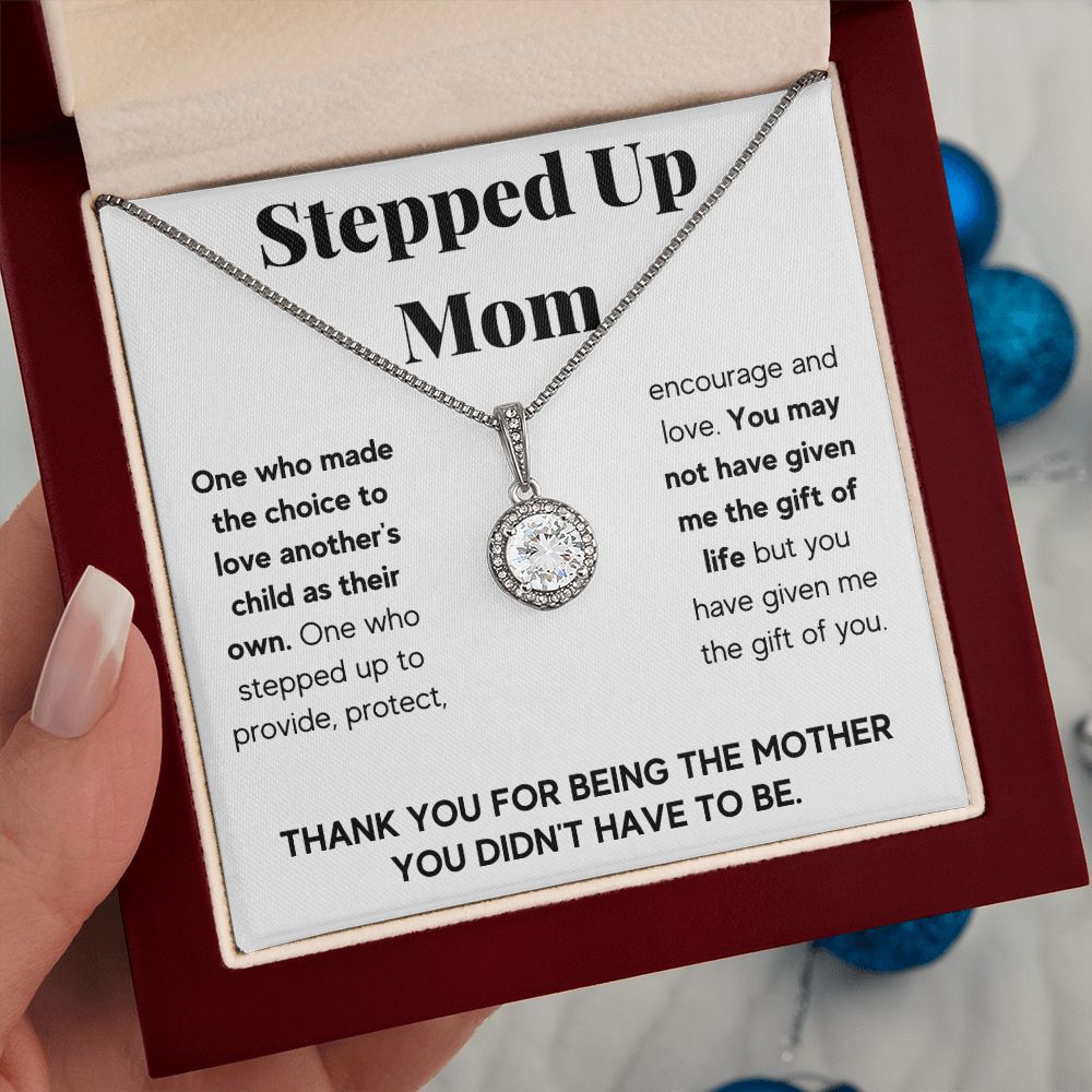 gifts for stepmom bonus mom gifts step mom gift ideas bonus mom gifts from son to my bonus mom necklace - ON CLOUD NINE GIFTS