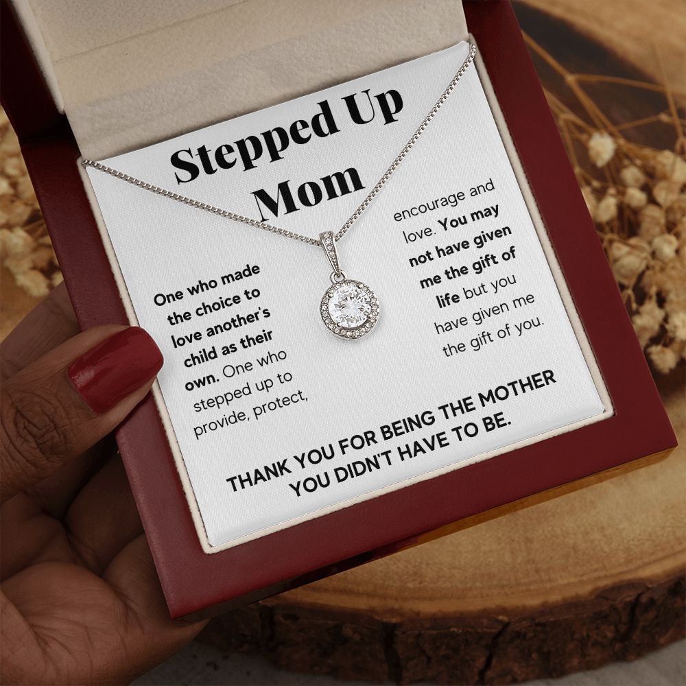 gifts for stepmom bonus mom gifts step mom gift ideas bonus mom gifts from son to my bonus mom necklace - ON CLOUD NINE GIFTS