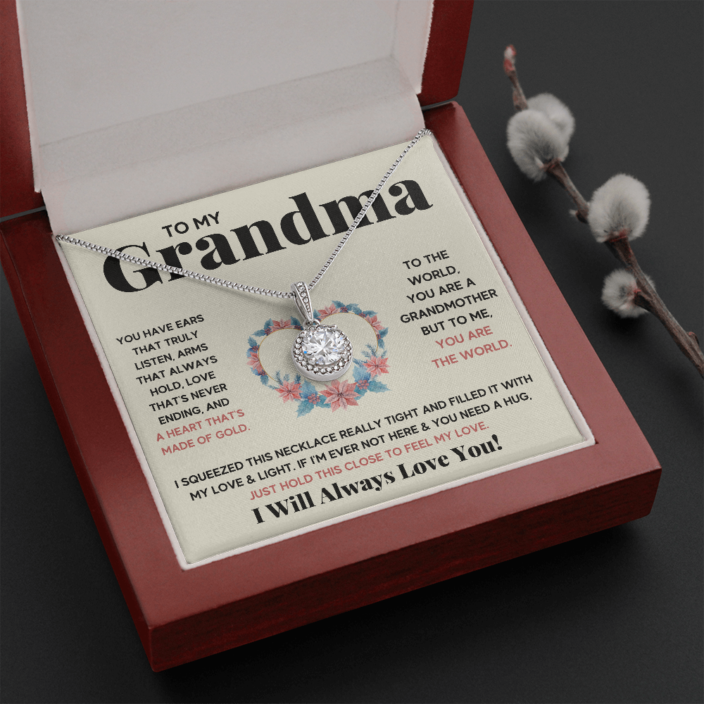 TO MY GRANDMA ETERNAL NECKLACE GIFT SET - ON CLOUD NINE GIFTS