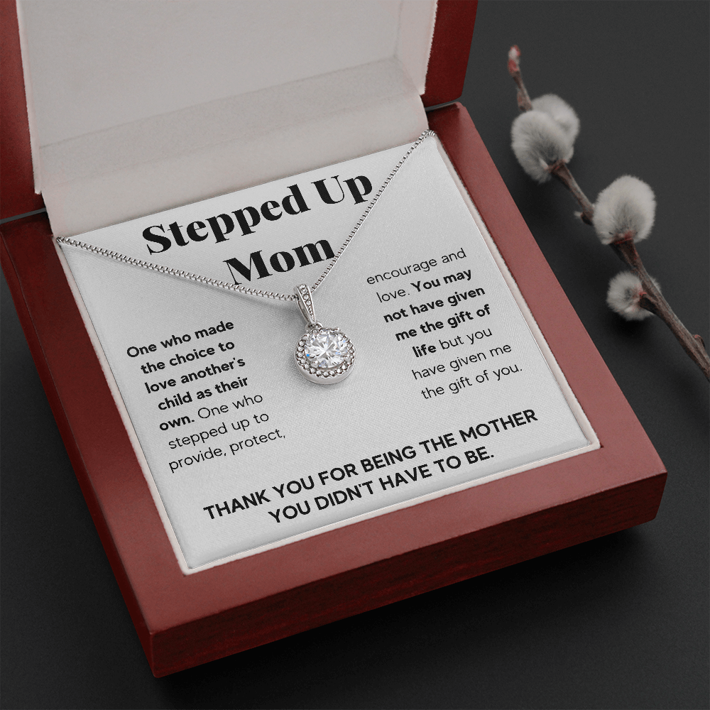 STEPPED UP MOM ETERNAL NECKLACE GIFT SET - ON CLOUD NINE GIFTS