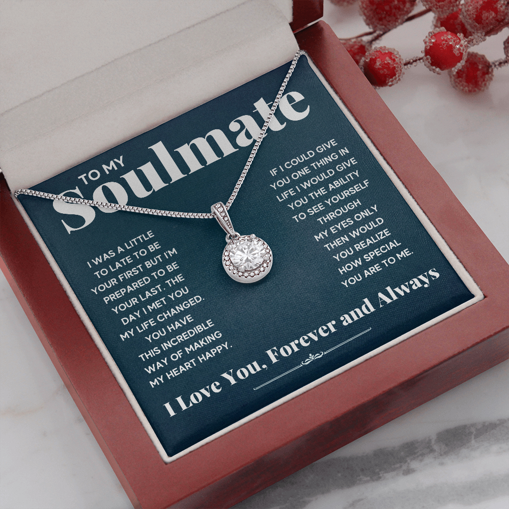 TO MY SOULMATE ETERNAL NECKLACE - ON CLOUD NINE GIFTS