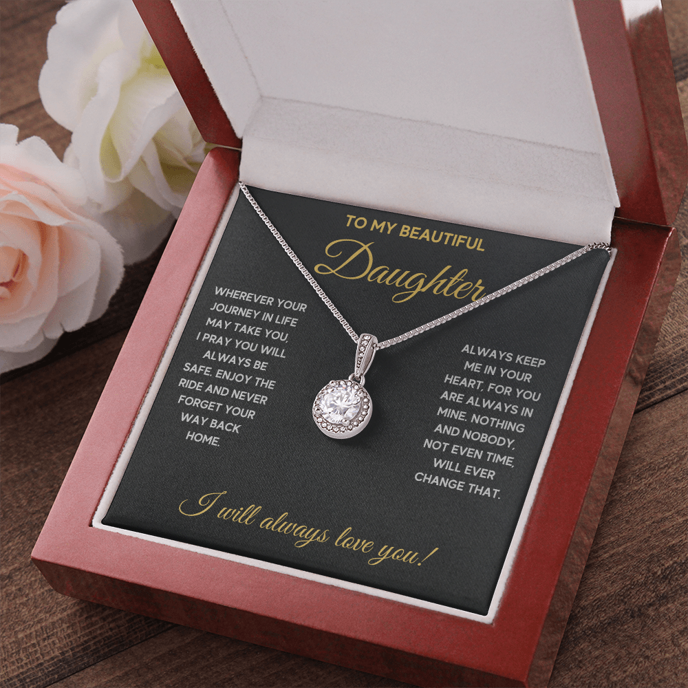 Birthday gifts for daughter, mother daughter necklace, mom daughter jewelry, mom to daughter mothers day gift, daughter necklace from dad - ON CLOUD NINE GIFTS