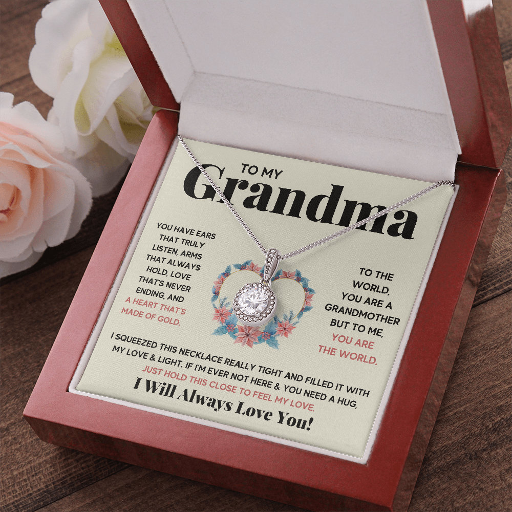 TO MY GRANDMA ETERNAL NECKLACE GIFT SET - ON CLOUD NINE GIFTS
