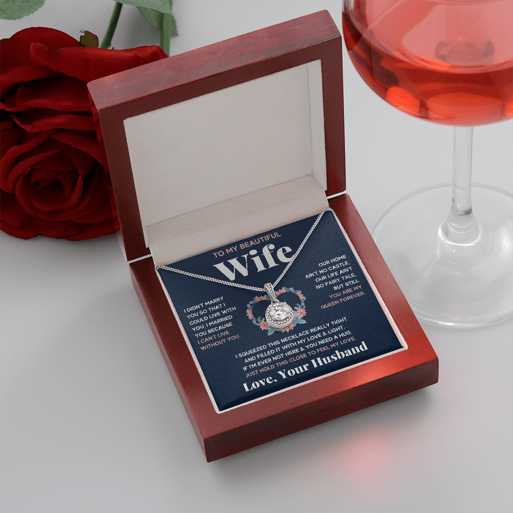 TO MY BEAUTIFUL WIFE NECKLACE GIFT SET - ON CLOUD NINE GIFTS
