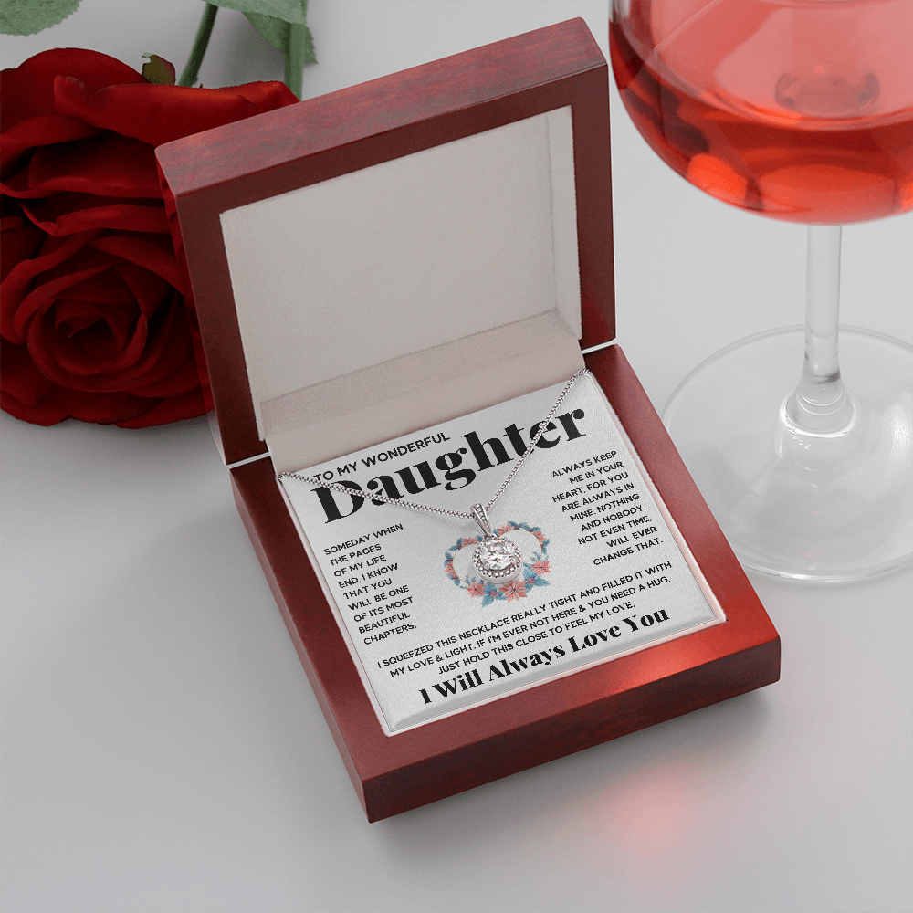 TO MY WONDERFUL DAUGTHER NECKLACE GIFT SET - ON CLOUD NINE GIFTS