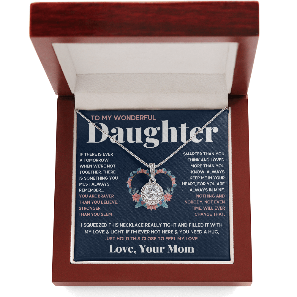 TO MY WONDERFUL DAUGHTER ETERNAL NECKLACE GIFT SET - ON CLOUD NINE GIFTS
