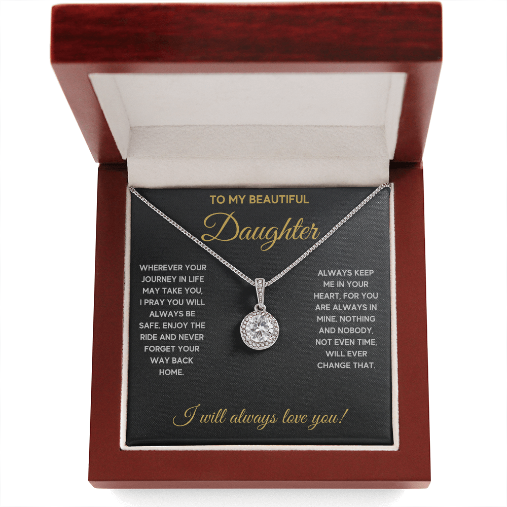 Birthday gifts for daughter, mother daughter necklace, mom daughter jewelry, mom to daughter mothers day gift, daughter necklace from dad - ON CLOUD NINE GIFTS