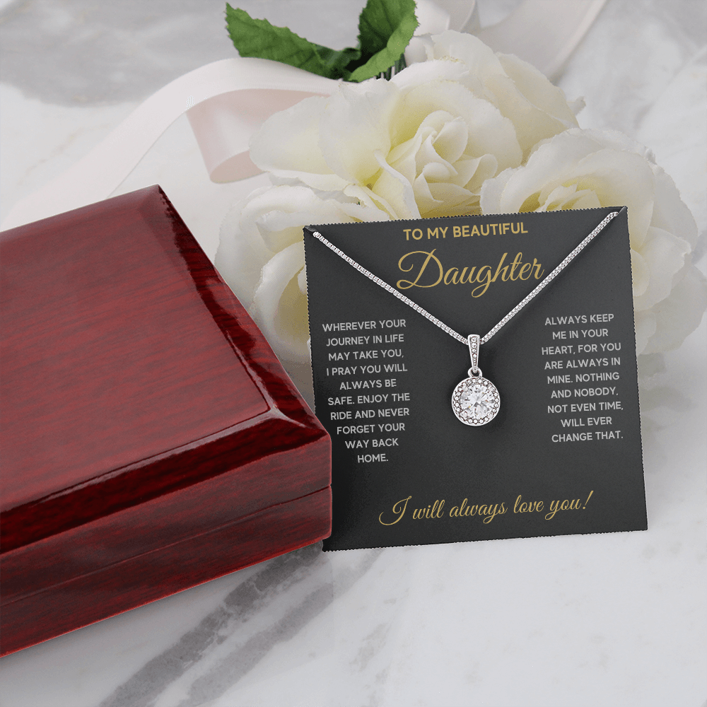 Birthday gifts for daughter, mother daughter necklace, mom daughter jewelry, mom to daughter mothers day gift, daughter necklace from dad - ON CLOUD NINE GIFTS