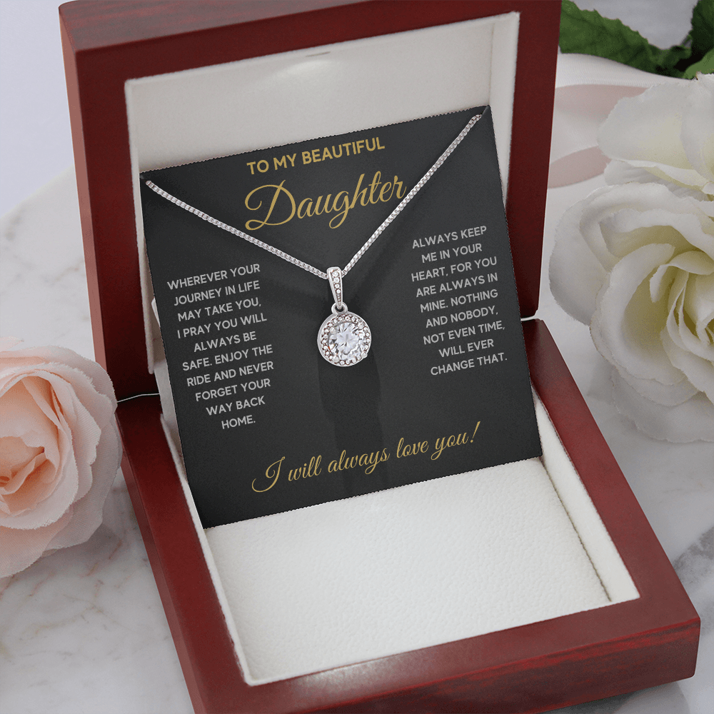 Birthday gifts for daughter, mother daughter necklace, mom daughter jewelry, mom to daughter mothers day gift, daughter necklace from dad - ON CLOUD NINE GIFTS