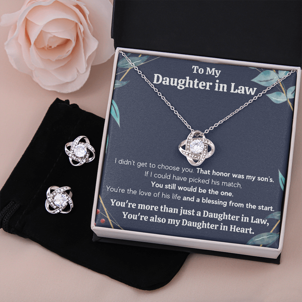 DAUGHTER IN LAW HONOR GIFT SET WITH EARRINGS - ON CLOUD NINE GIFTS