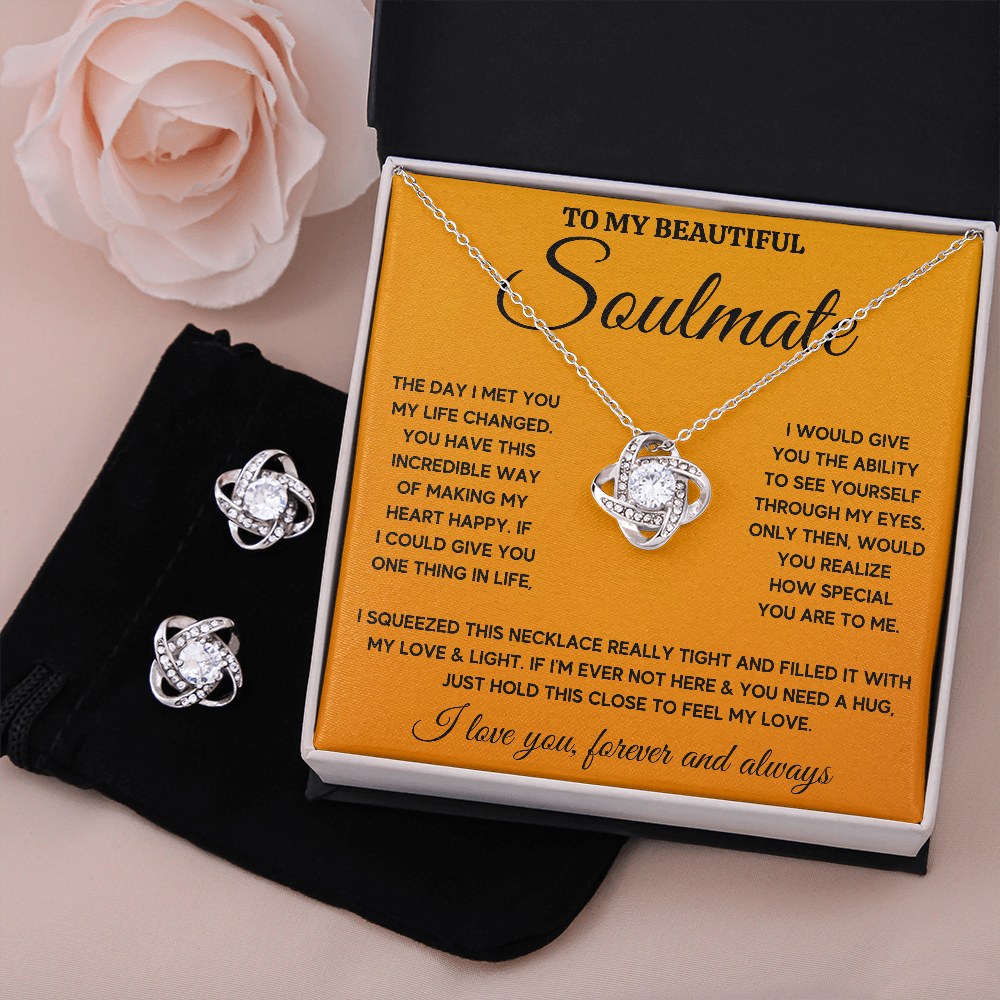 Heart Happy Forever Love Box with Earrings - ON CLOUD NINE GIFTS