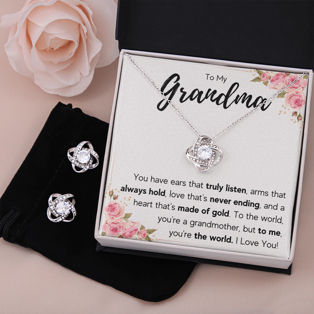 Ending Knot Box with Earrings - ON CLOUD NINE GIFTS