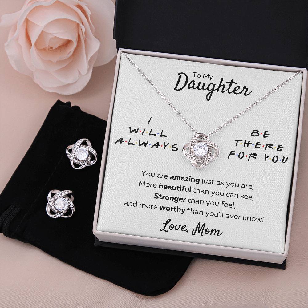From Mom Alluring Friends Box with Earrings - ON CLOUD NINE GIFTS