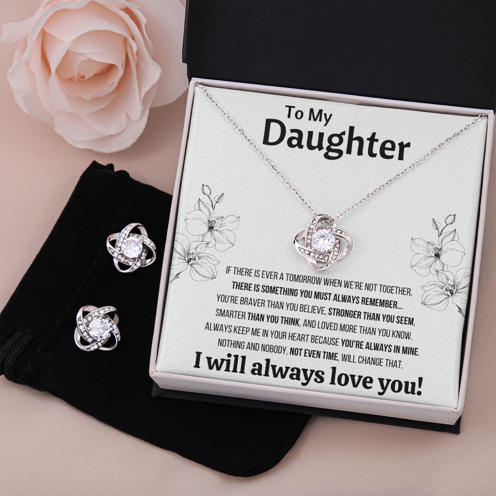 Daughter Gift From Mom Dad To My Badass Daughter to my daughter necklace Gifts For Daughter On Wedding Day Birthday Jewelry Wedding Present - ON CLOUD NINE GIFTS