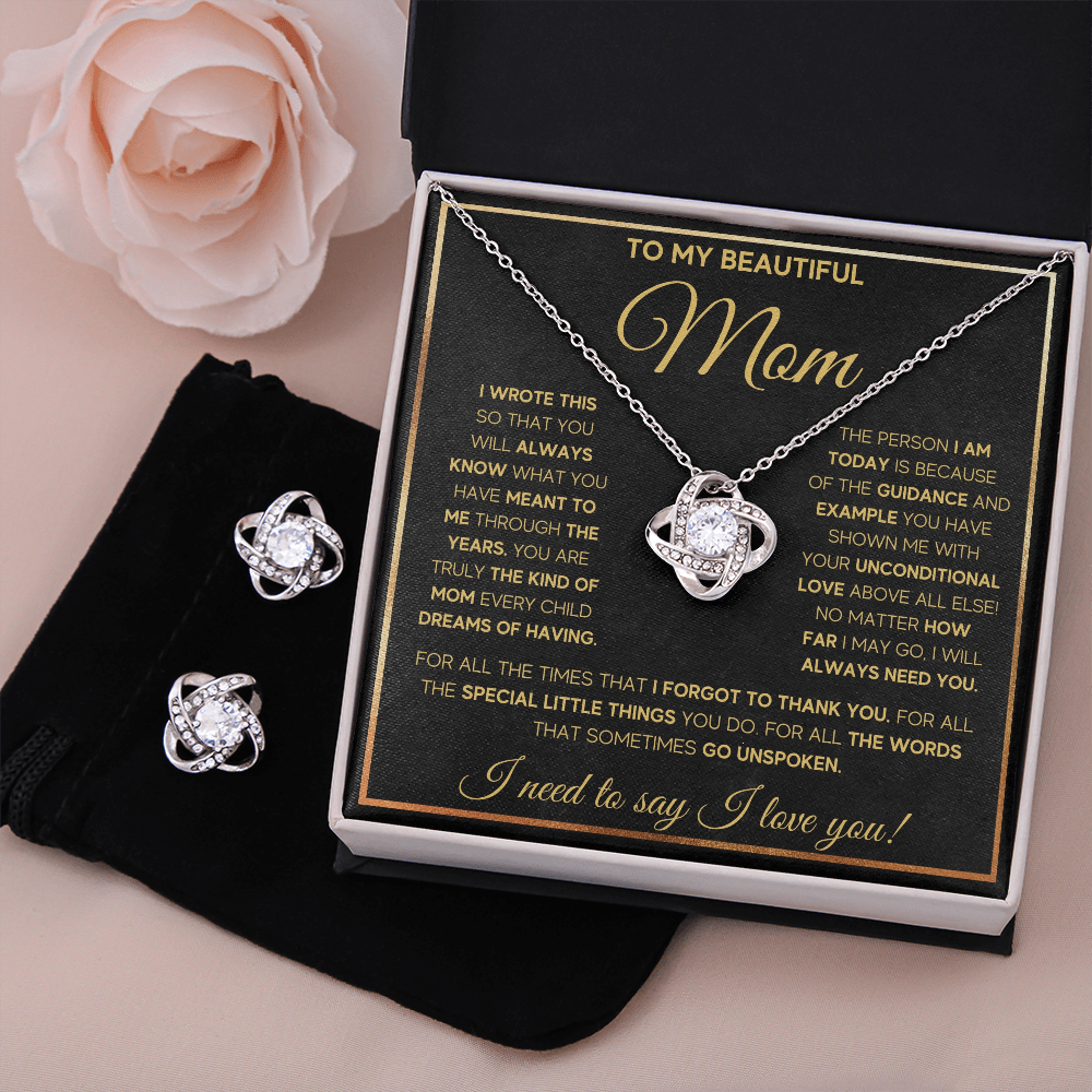Dreams HeartKnot Box with Earrings - ON CLOUD NINE GIFTS