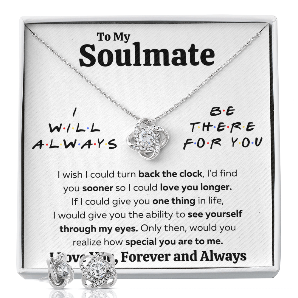 White Friends Love Knot Box with Earrings - ON CLOUD NINE GIFTS