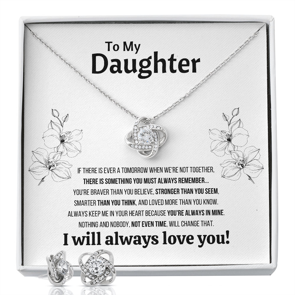 Time Love Knot Box with Earrings - ON CLOUD NINE GIFTS