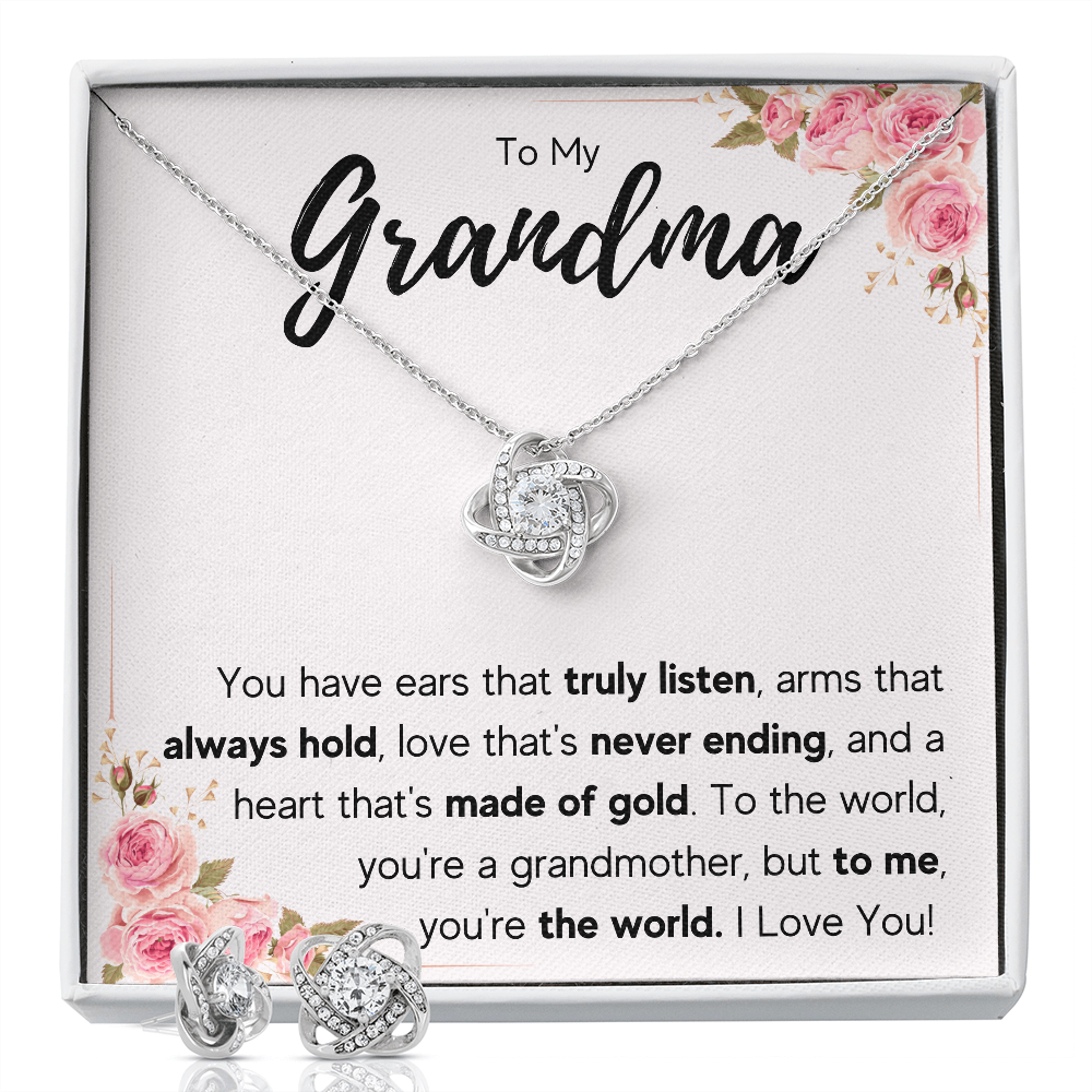 Ending Knot Box with Earrings - ON CLOUD NINE GIFTS