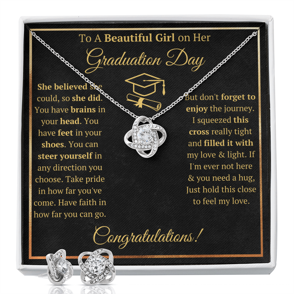CZ Cross Box with Earrings - ON CLOUD NINE GIFTS