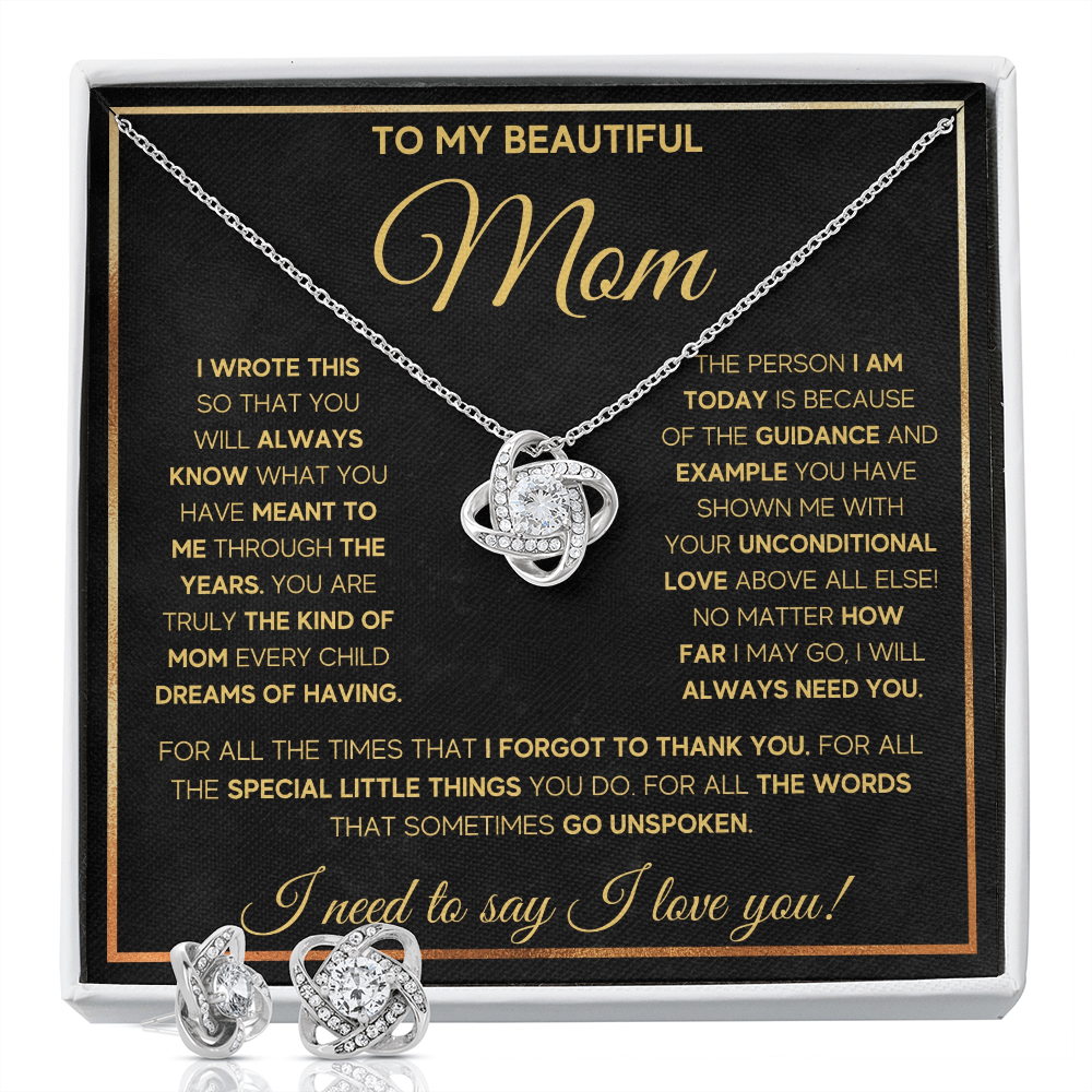 Dreams HeartKnot Box with Earrings - ON CLOUD NINE GIFTS