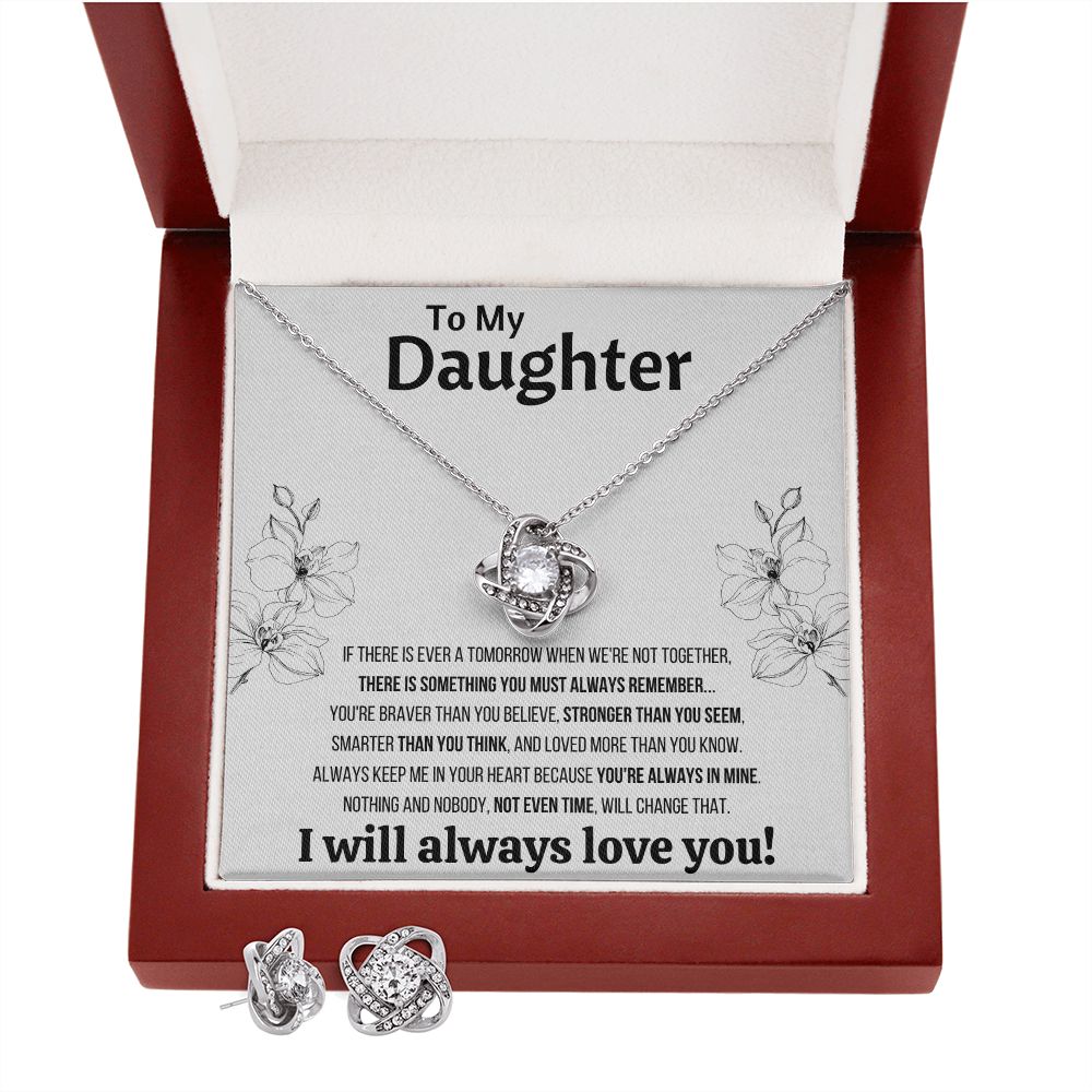 Daughter Gift From Mom Dad To My Badass Daughter to my daughter necklace Gifts For Daughter On Wedding Day Birthday Jewelry Wedding Present - ON CLOUD NINE GIFTS