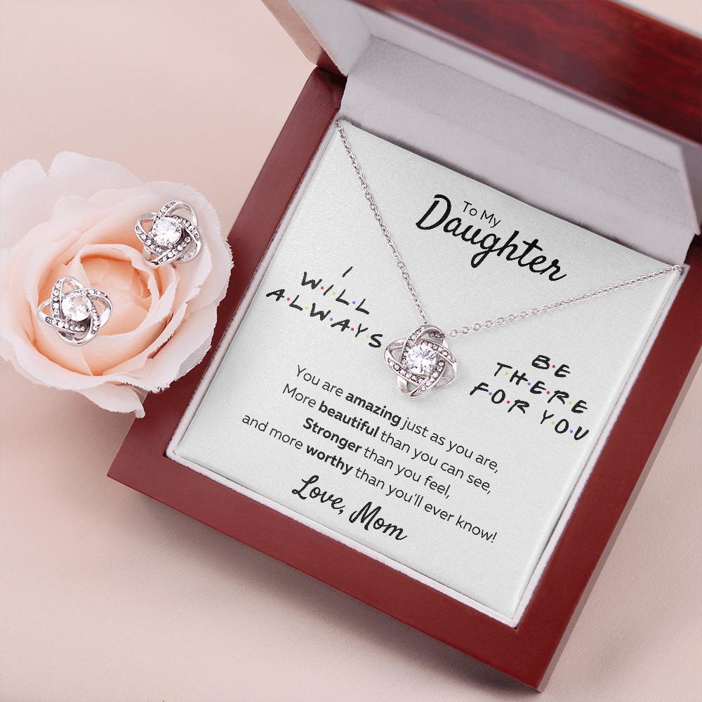 From Mom Alluring Friends Box with Earrings - ON CLOUD NINE GIFTS