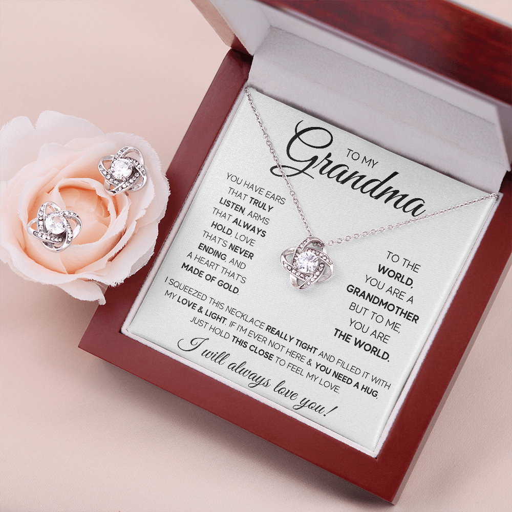 Plain Knot Box with Earrings - ON CLOUD NINE GIFTS