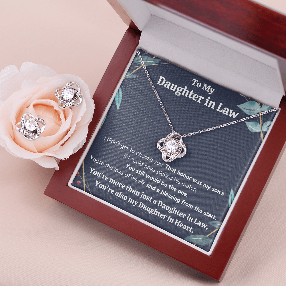 DAUGHTER IN LAW HONOR GIFT SET WITH EARRINGS - ON CLOUD NINE GIFTS