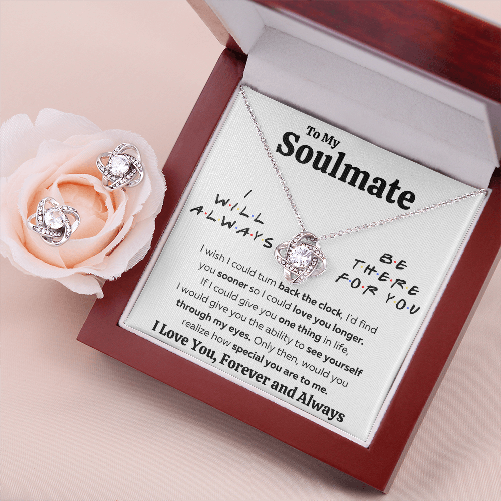 White Friends Love Knot Box with Earrings - ON CLOUD NINE GIFTS